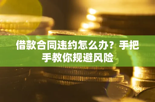 武汉借款合同违约怎么办？手把手教你规避风险
