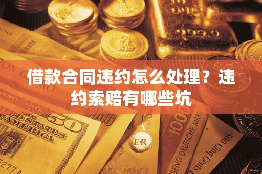 武汉借款合同违约怎么处理？违约索赔有哪些坑