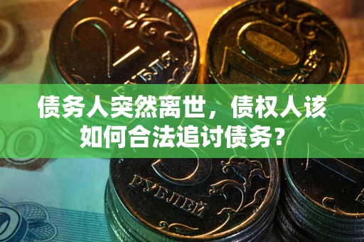 武汉债务人突然离世，债权人该如何合法追讨债务？