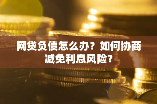 武汉网贷负债怎么办？如何协商减免利息风险？
