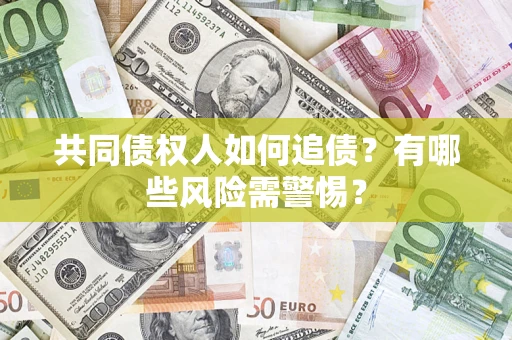 武汉共同债权人如何追债？有哪些风险需警惕？