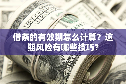 武汉借条的有效期怎么计算？逾期风险有哪些技巧？