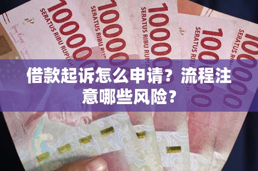武汉借款起诉怎么申请？流程注意哪些风险？