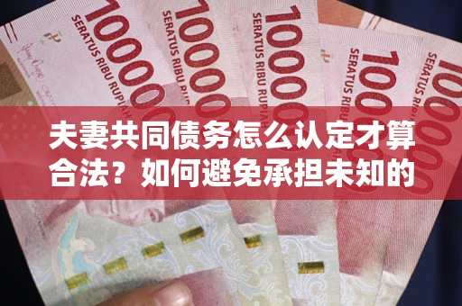 武汉夫妻共同债务怎么认定才算合法？如何避免承担未知的债务风险？